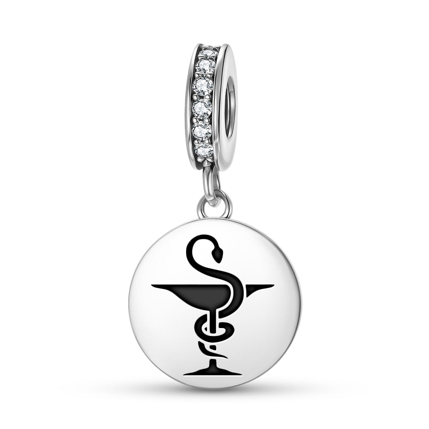Bowl Of Hygieia  Pendant Dangle Charm
