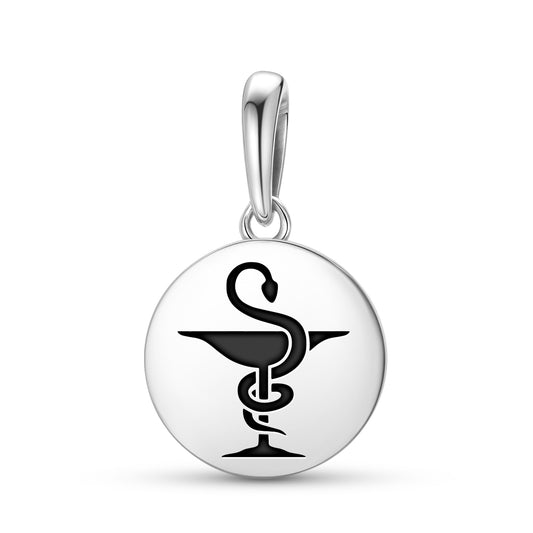 Bowl Of Hygieia  Pendant Dangle Charm