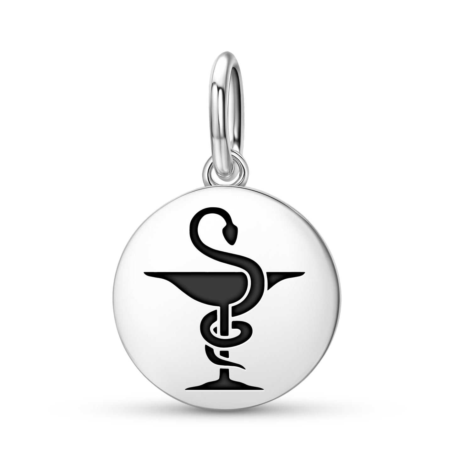 Bowl Of Hygieia  Pendant Dangle Charm