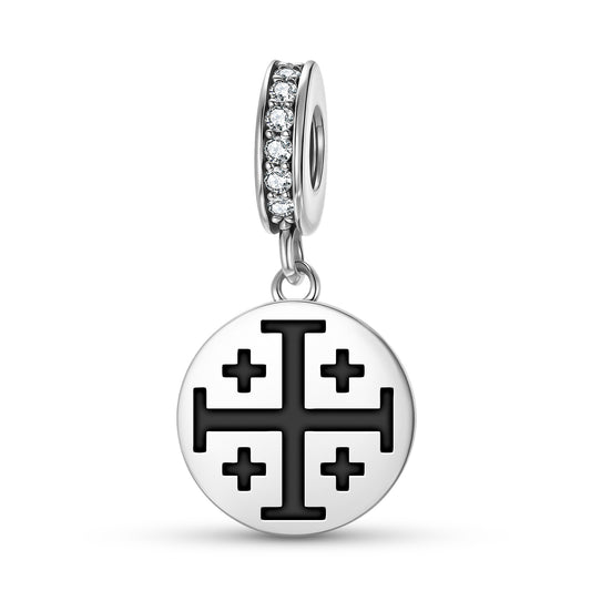 Jerusalem Cross  Pendant Dangle Charm