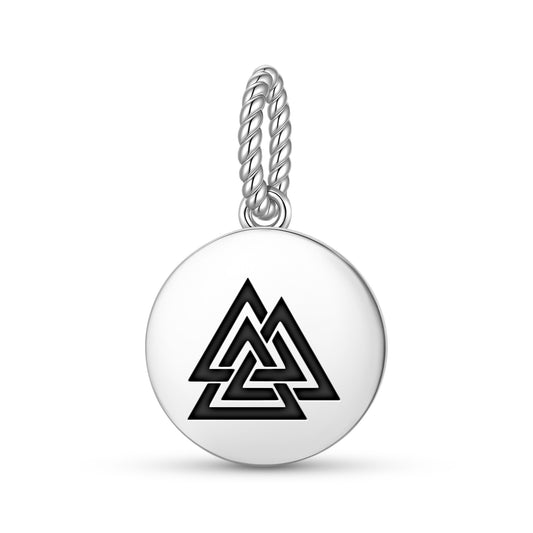 Valknut Symbol  Pendant Dangle Charm