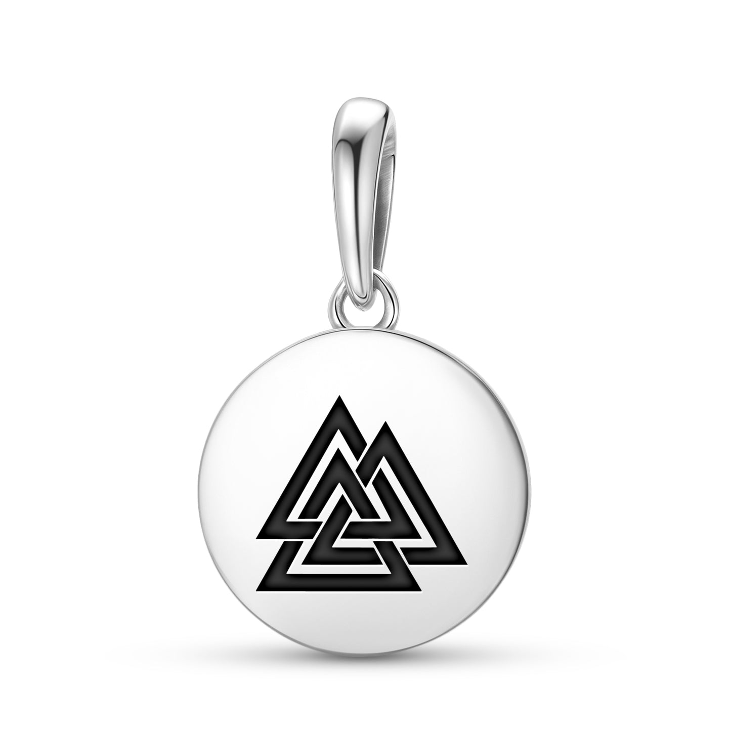 Valknut Symbol  Pendant Dangle Charm
