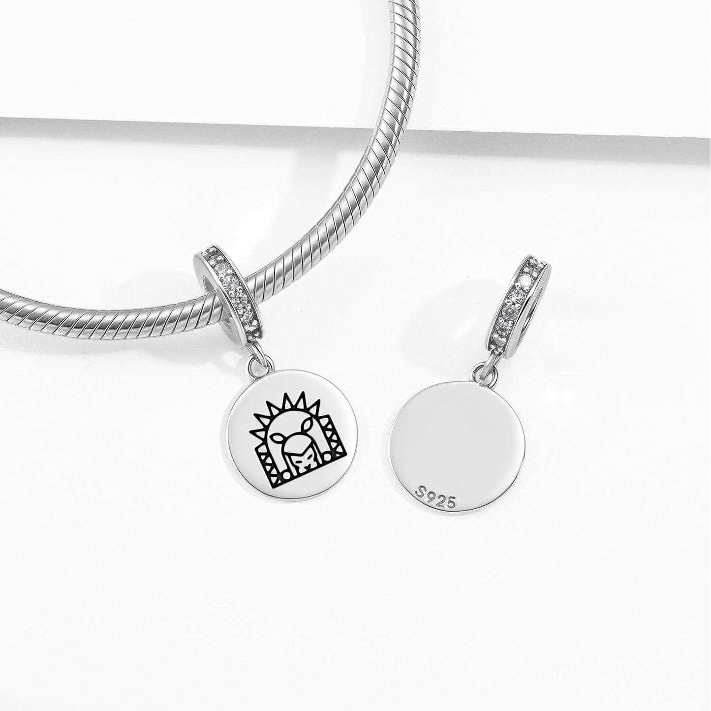 Ah Kin Mayan priest Mayan Symbols Pendant Dangle Charm