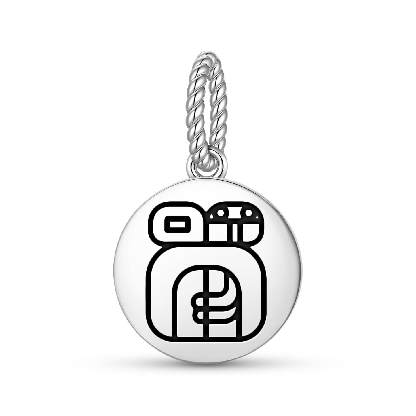 Mayan King Mayan Symbols Pendant Dangle Charm