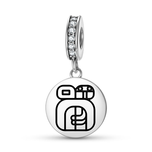 Mayan King Mayan Symbols Pendant Dangle Charm