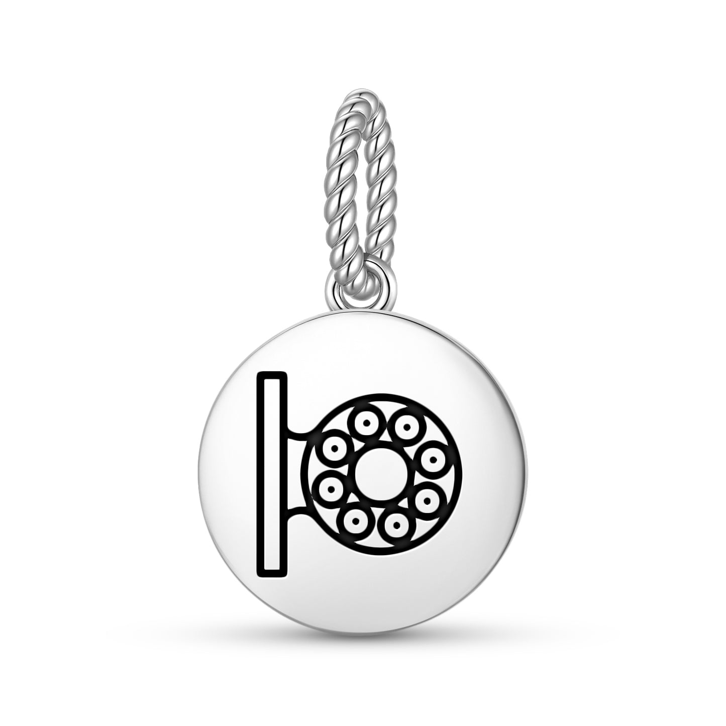 Pok ta pok Ballgame Mayan Symbols Pendant Dangle Charm
