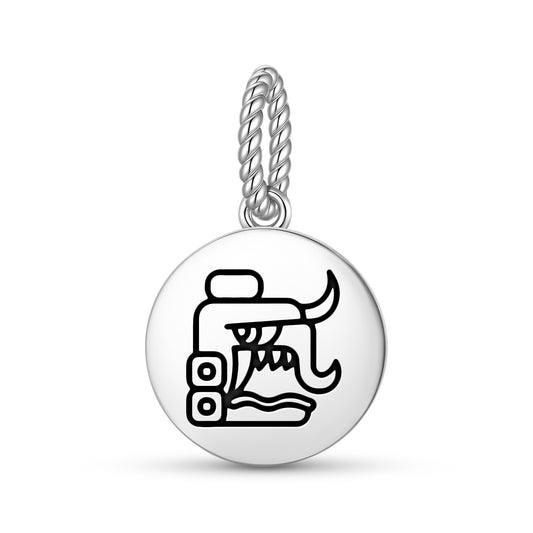 Tohil Mayan Symbols Pendant Dangle Charm