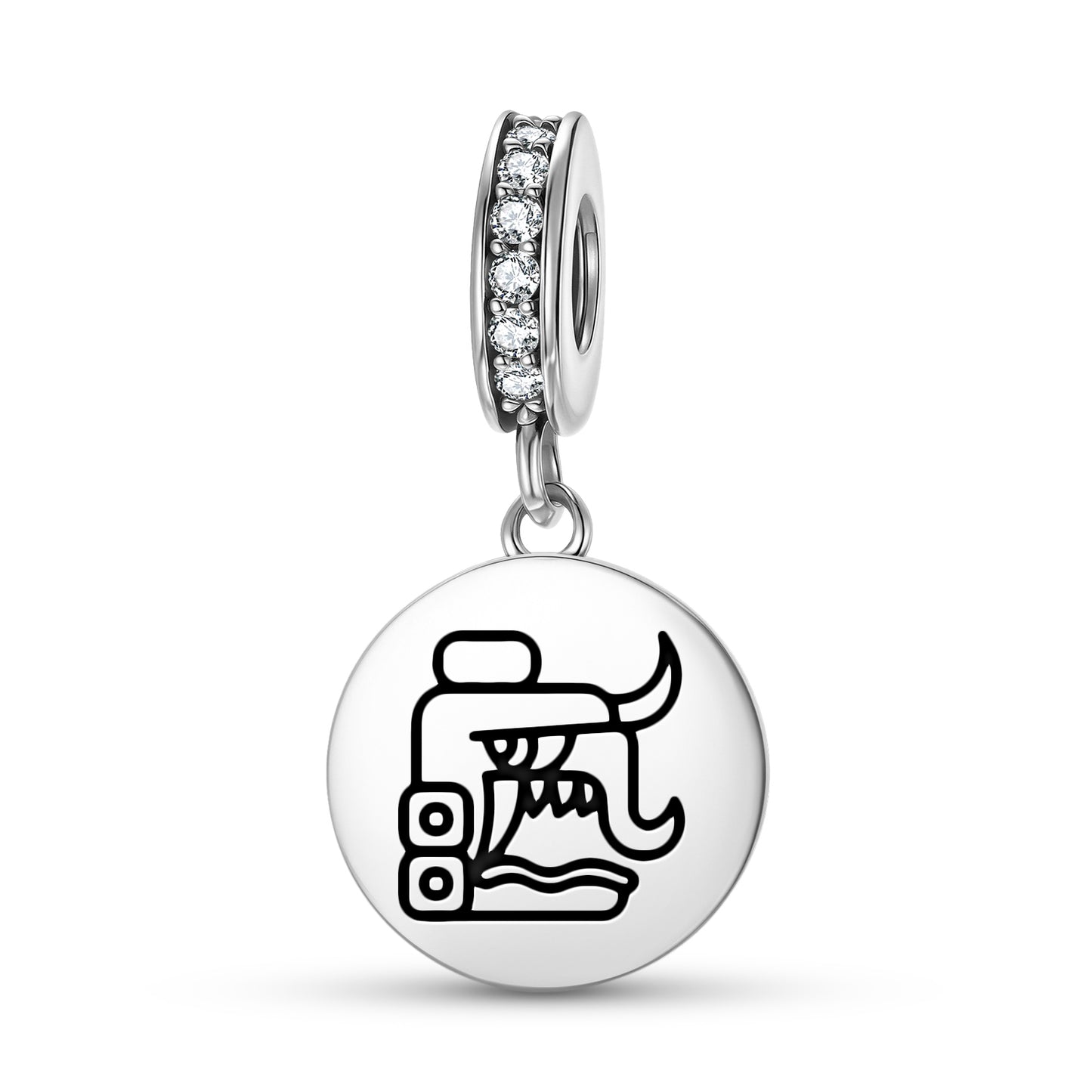 Tohil Mayan Symbols Pendant Dangle Charm