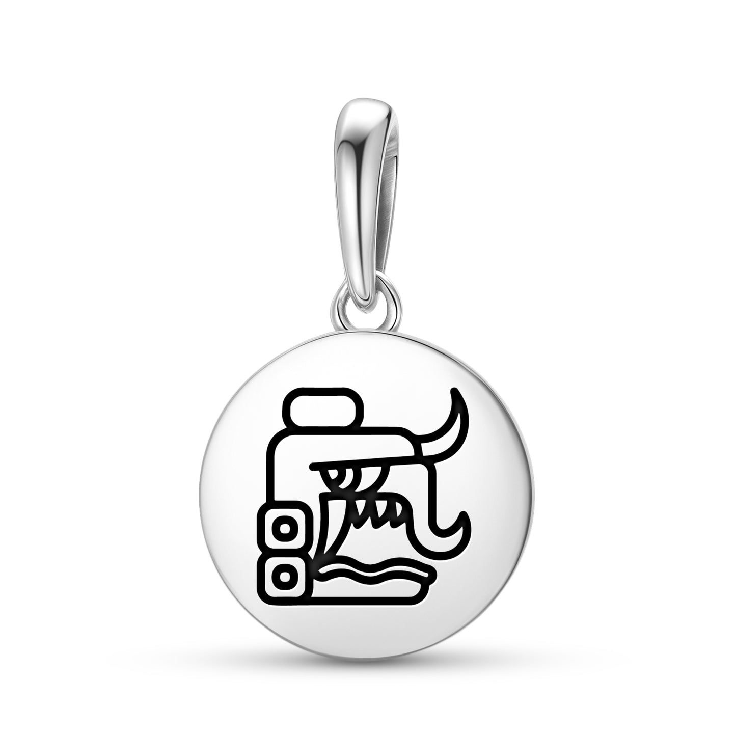 Tohil Mayan Symbols Pendant Dangle Charm