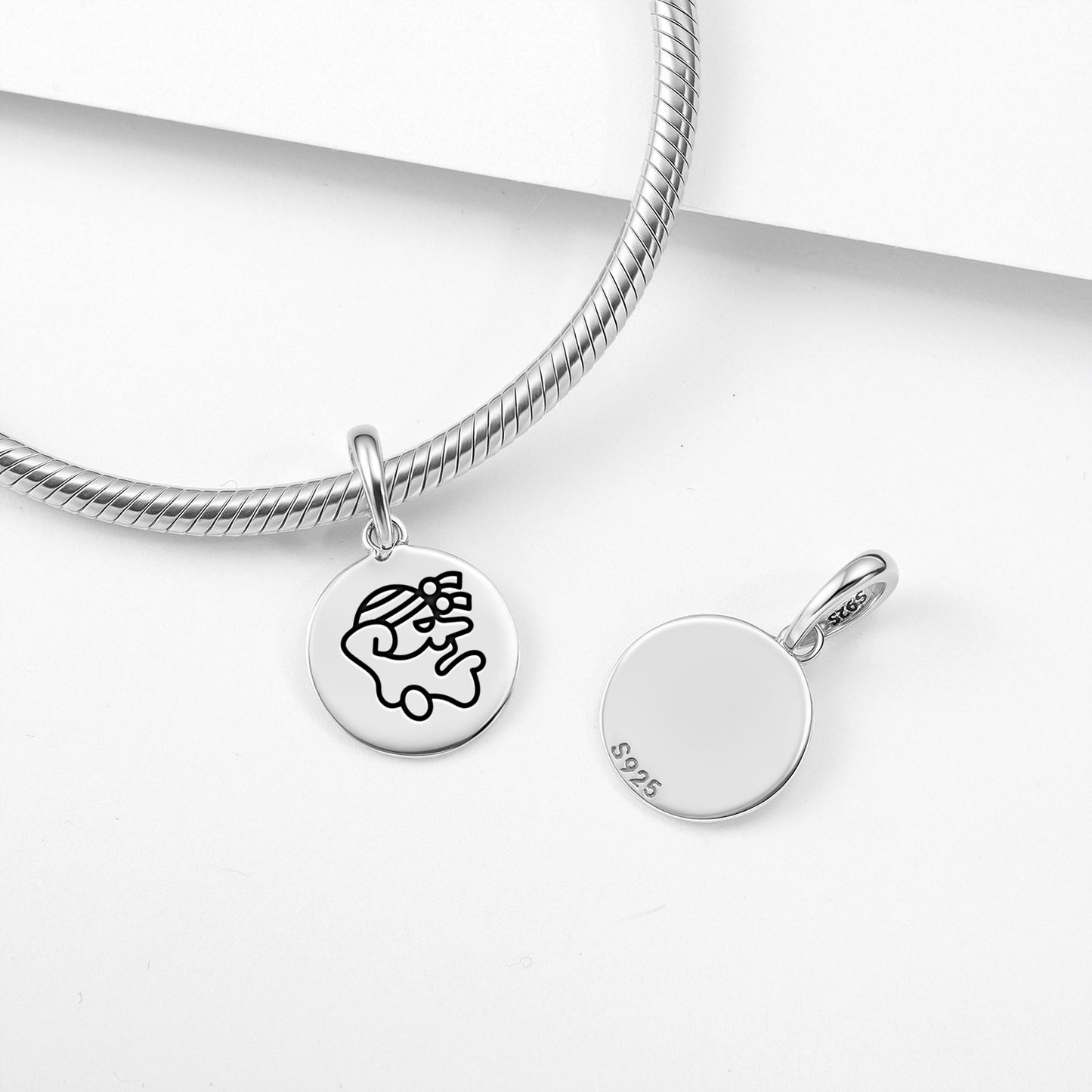 Ek Chuah Mayan Symbols Pendant Dangle Charm