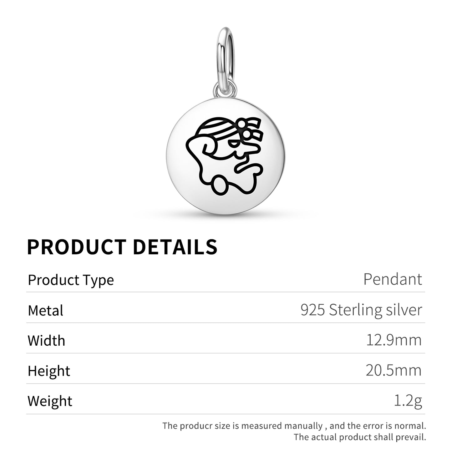 Ek Chuah Mayan Symbols Pendant Dangle Charm