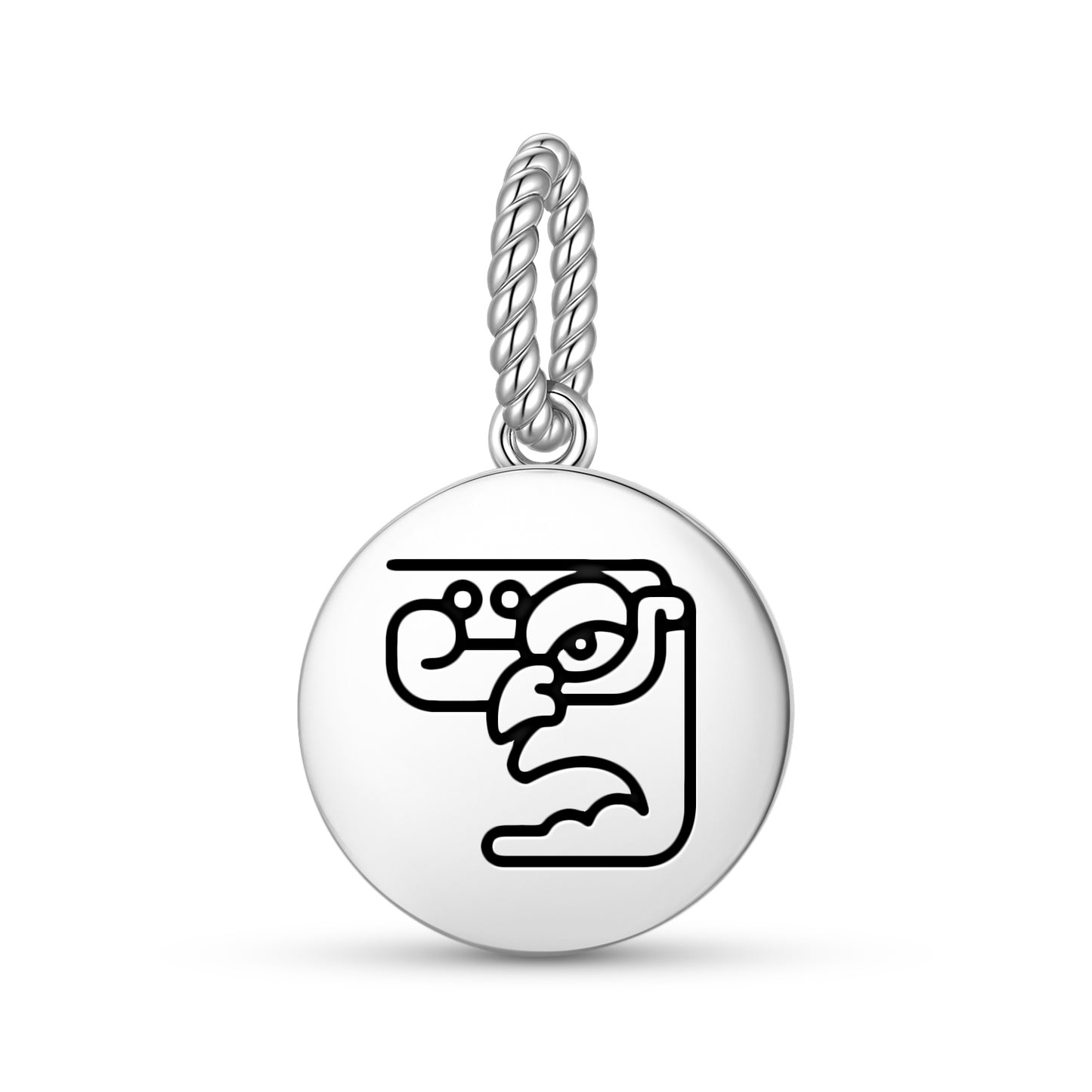 Hunab Ku Mayan Symbols Pendant Dangle Charm