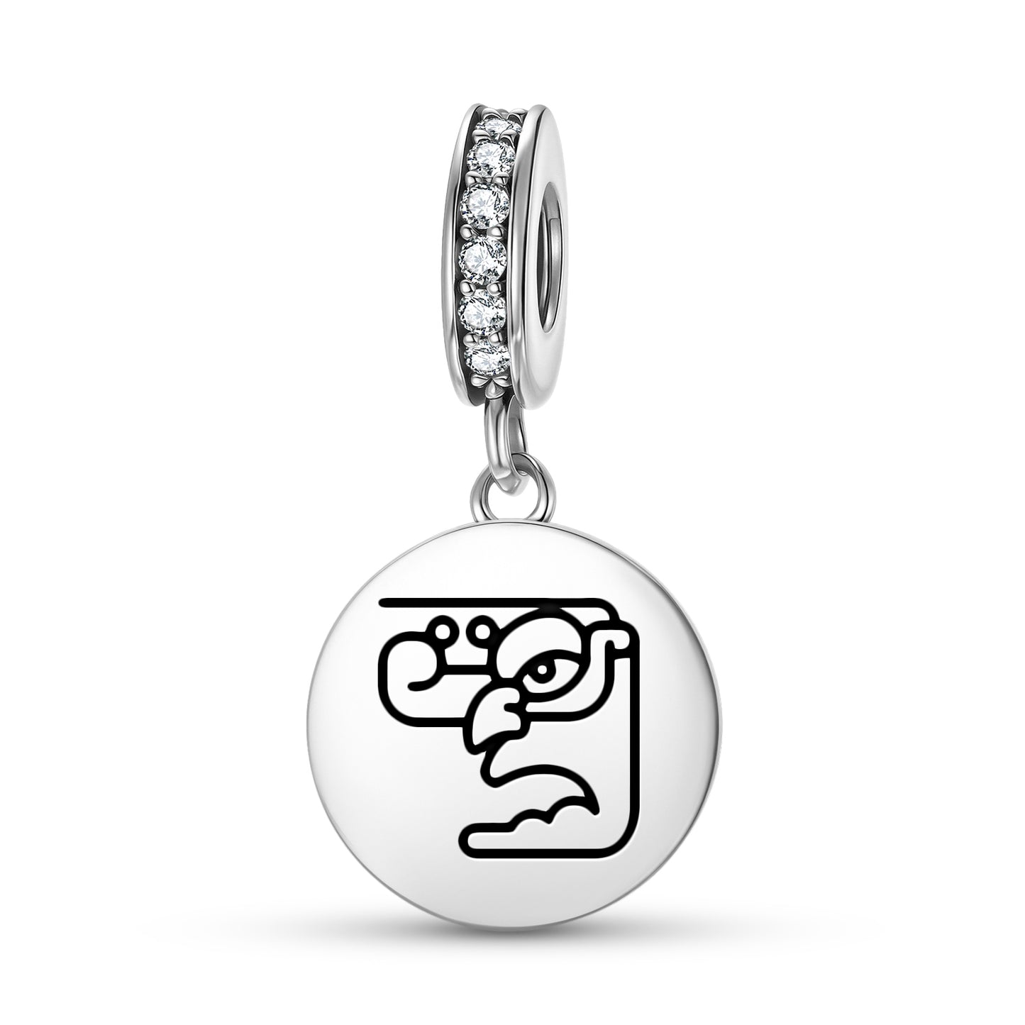 Hunab Ku Mayan Symbols Pendant Dangle Charm
