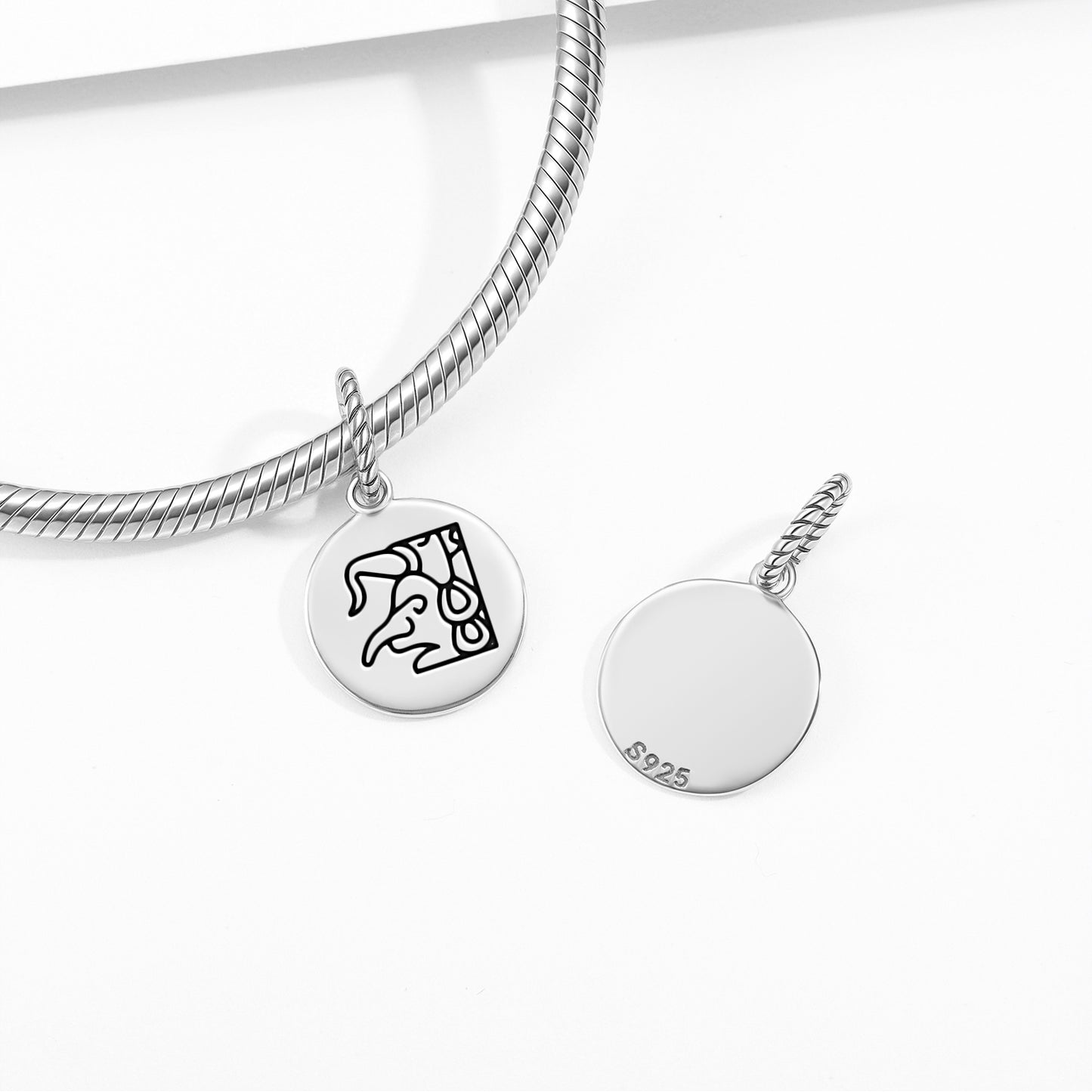 Chaac Mayan Symbols Pendant Dangle Charm