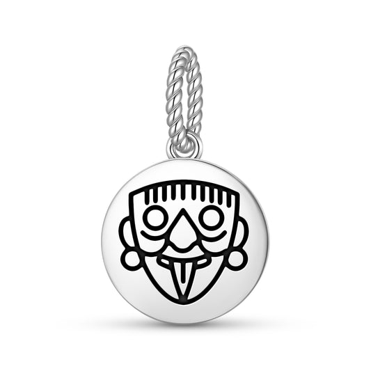 Kinich Ahau Mayan Symbols Pendant Dangle Charm