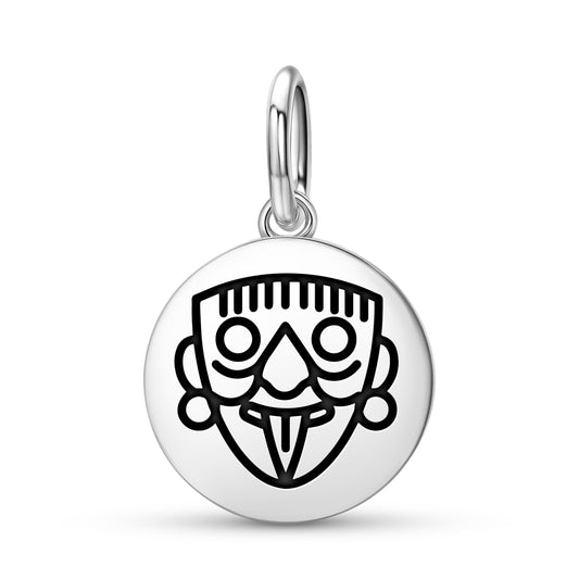 Kinich Ahau Mayan Symbols Pendant Dangle Charm