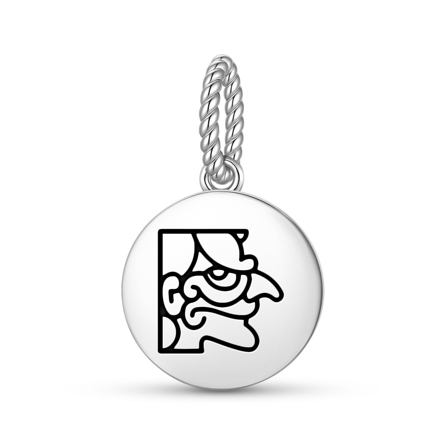 Kʼawiil Mayan Symbols Pendant Dangle Charm