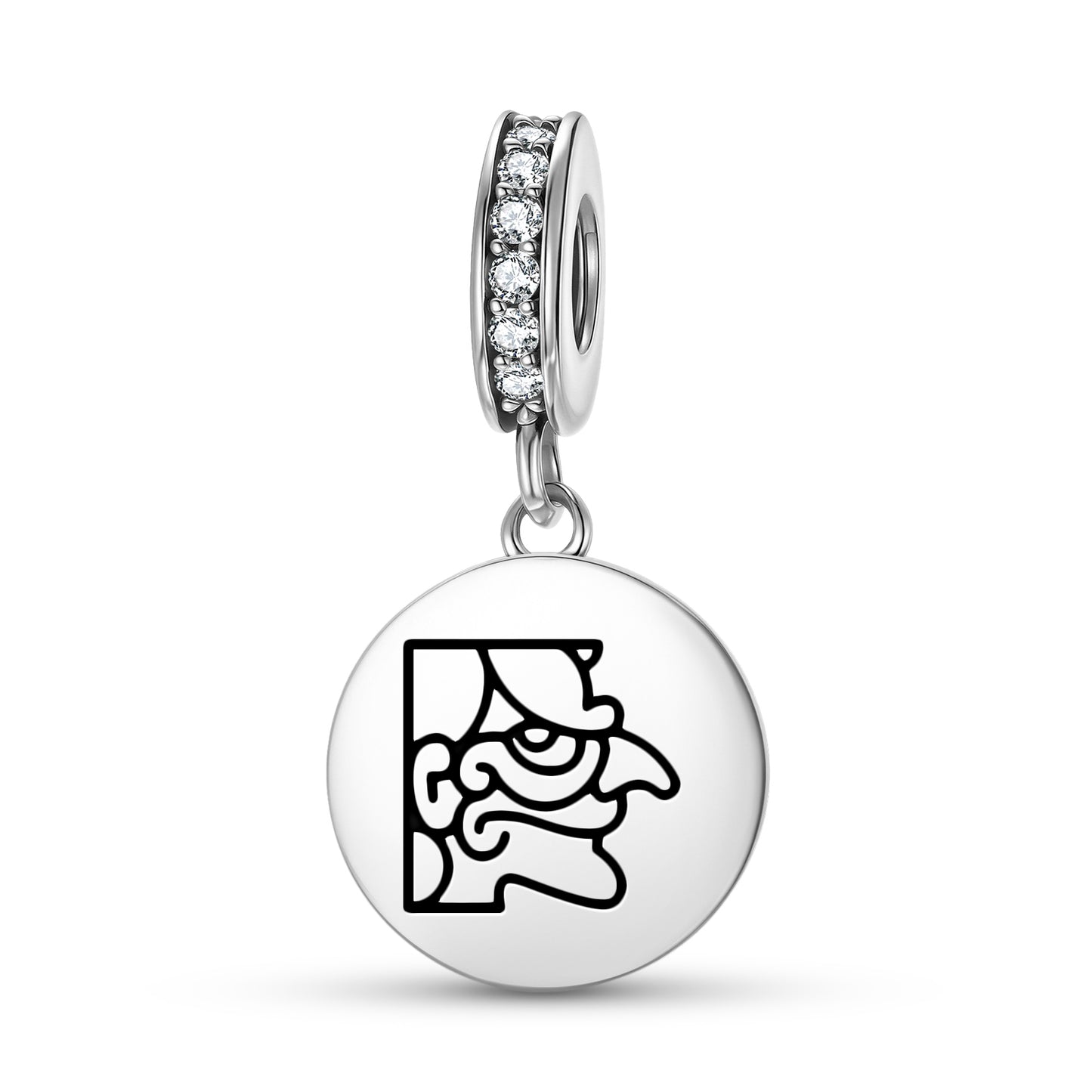 Kʼawiil Mayan Symbols Pendant Dangle Charm