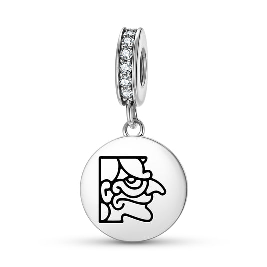 Kʼawiil Mayan Symbols Pendant Dangle Charm