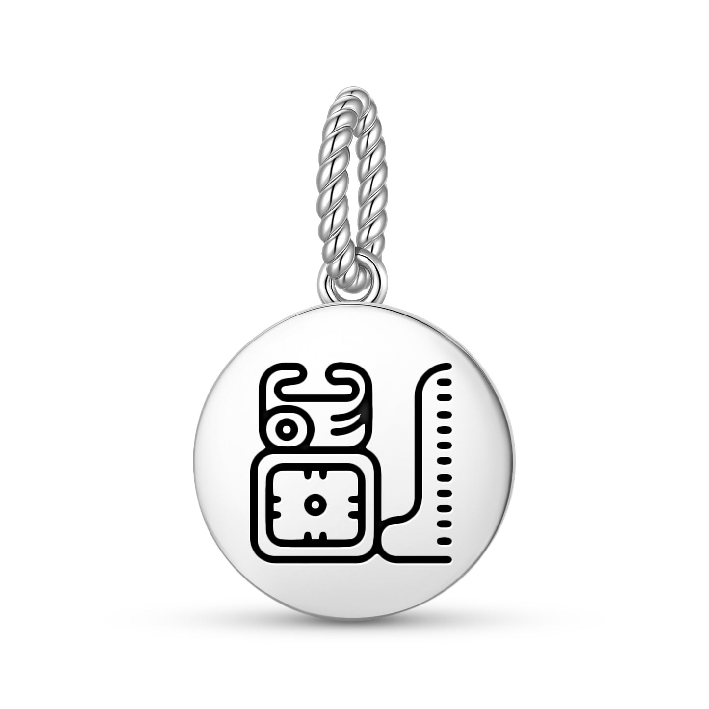 West Bakab – Chikin Mayan Symbols Pendant Dangle Charm