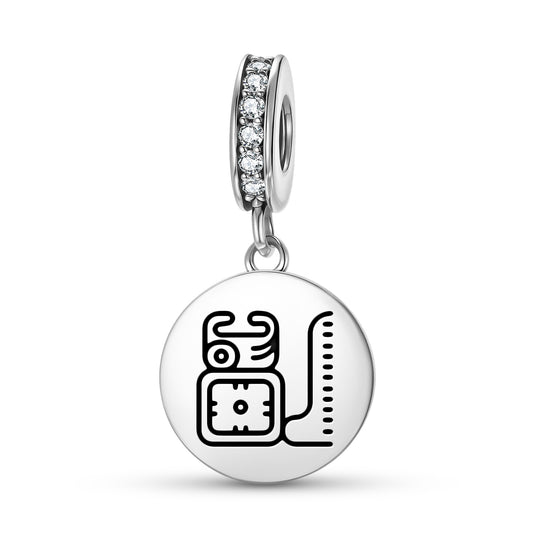 West Bakab – Chikin Mayan Symbols Pendant Dangle Charm