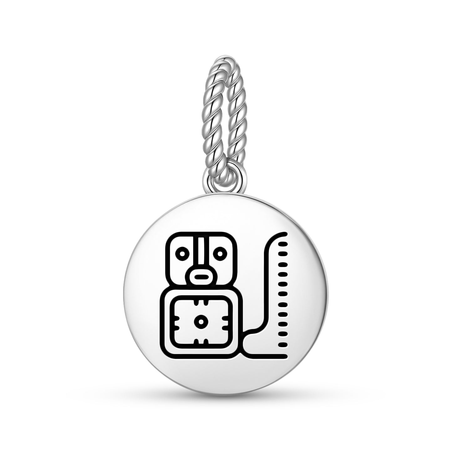 East Bakab – Likin Mayan Symbols Pendant Dangle Charm