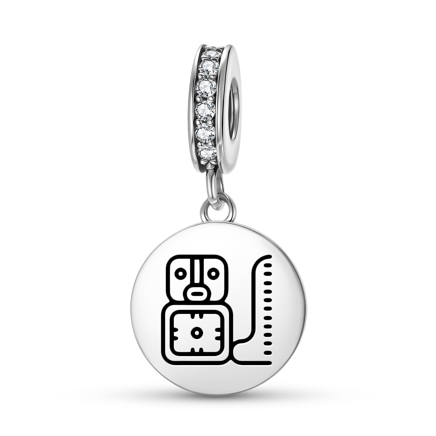 East Bakab – Likin Mayan Symbols Pendant Dangle Charm
