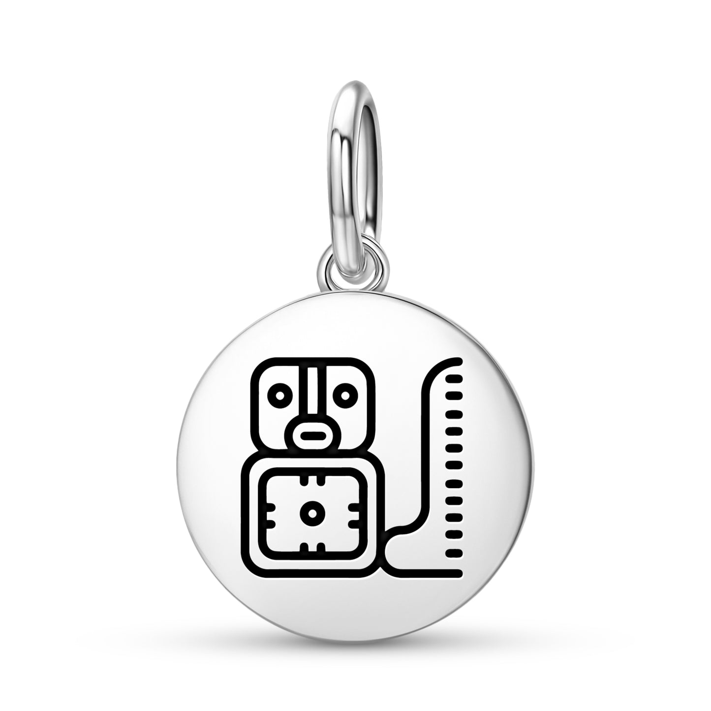 East Bakab – Likin Mayan Symbols Pendant Dangle Charm