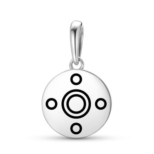 Bakabs Mayan Symbols Pendant Dangle Charm