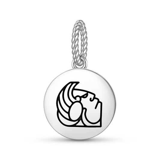 Teel Kusam Mayan Symbols Pendant Dangle Charm