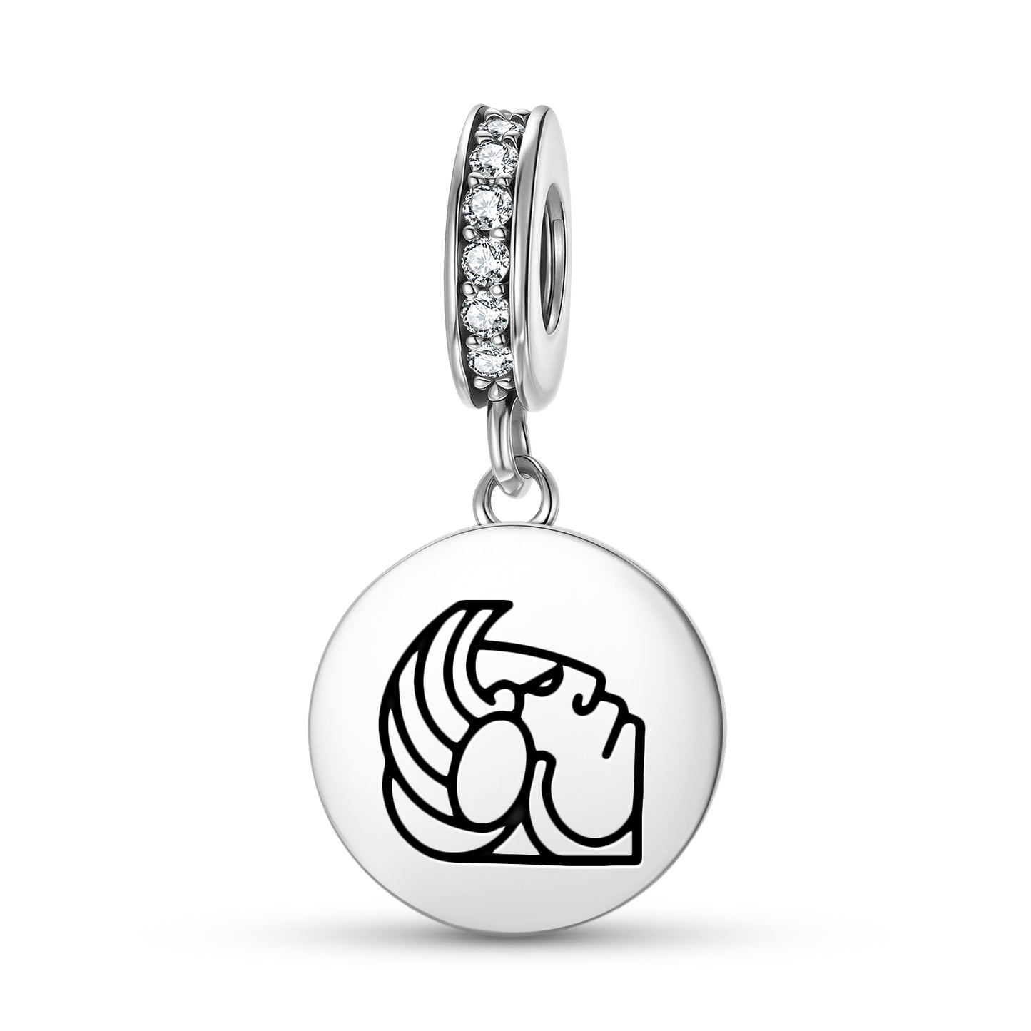 Teel Kusam Mayan Symbols Pendant Dangle Charm