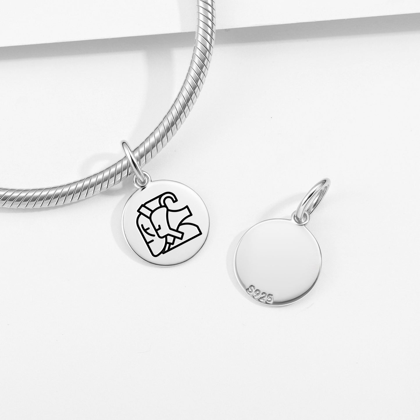 Yum Kaax Mayan Symbols Pendant Dangle Charm