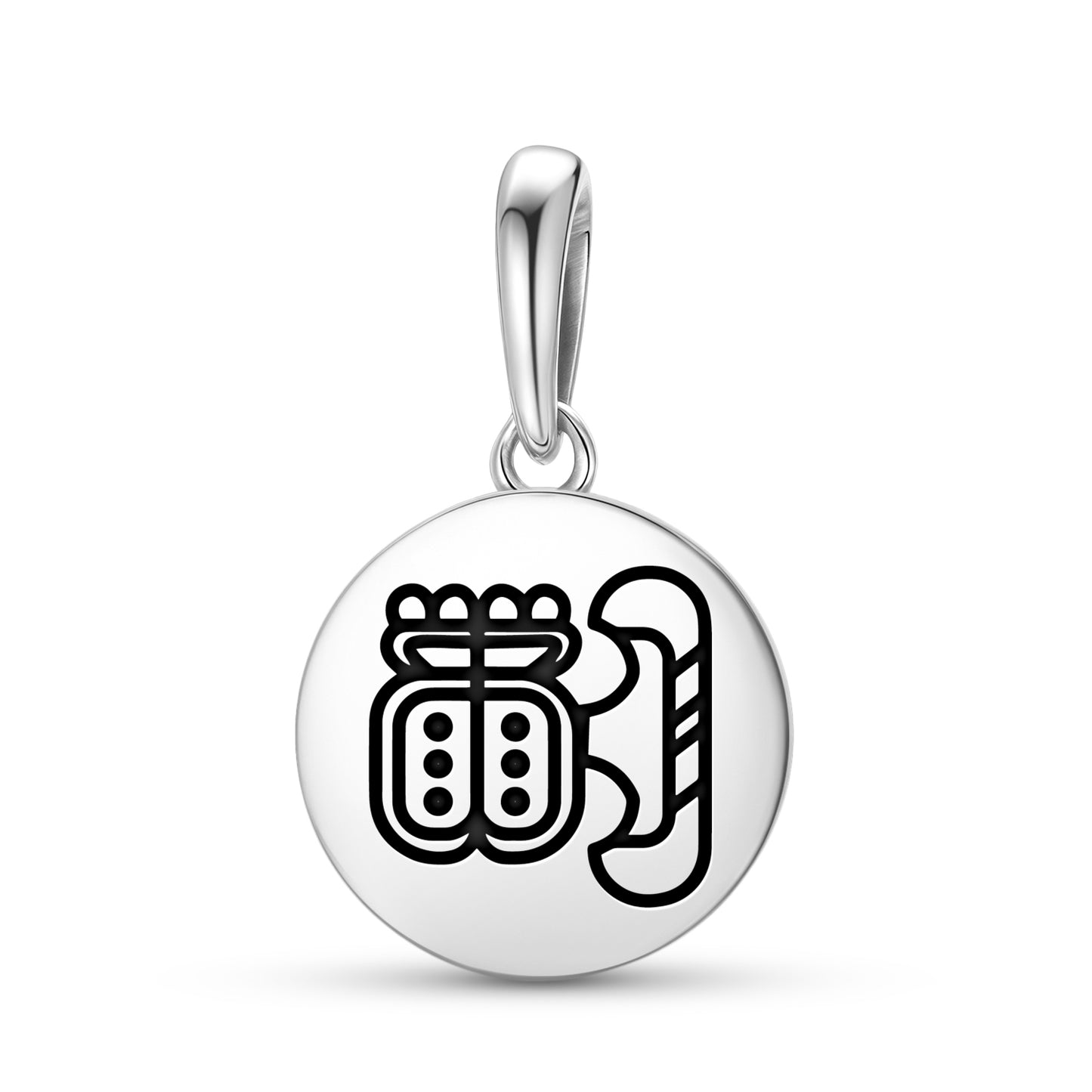 Cold house of Xibalba Mayan Symbols Pendant Dangle Charm