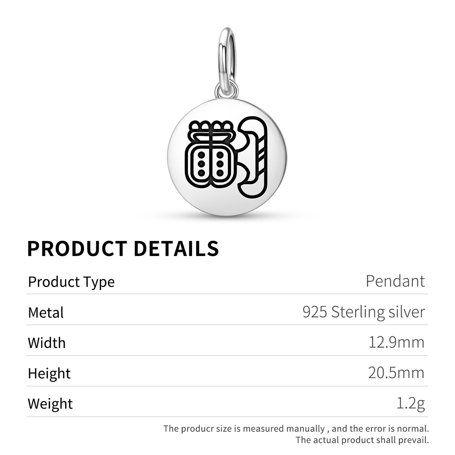 Cold house of Xibalba Mayan Symbols Pendant Dangle Charm