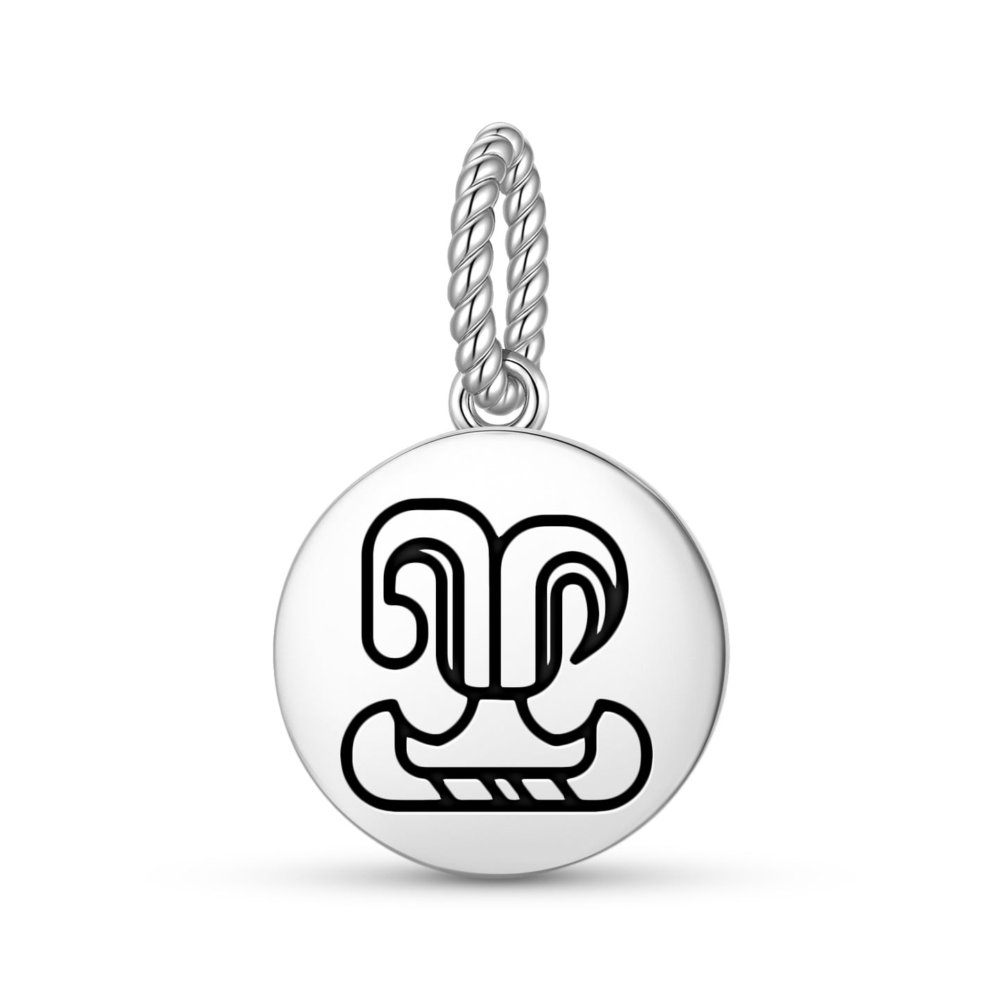 Fire house of Xibalba Mayan Symbols Pendant Dangle Charm
