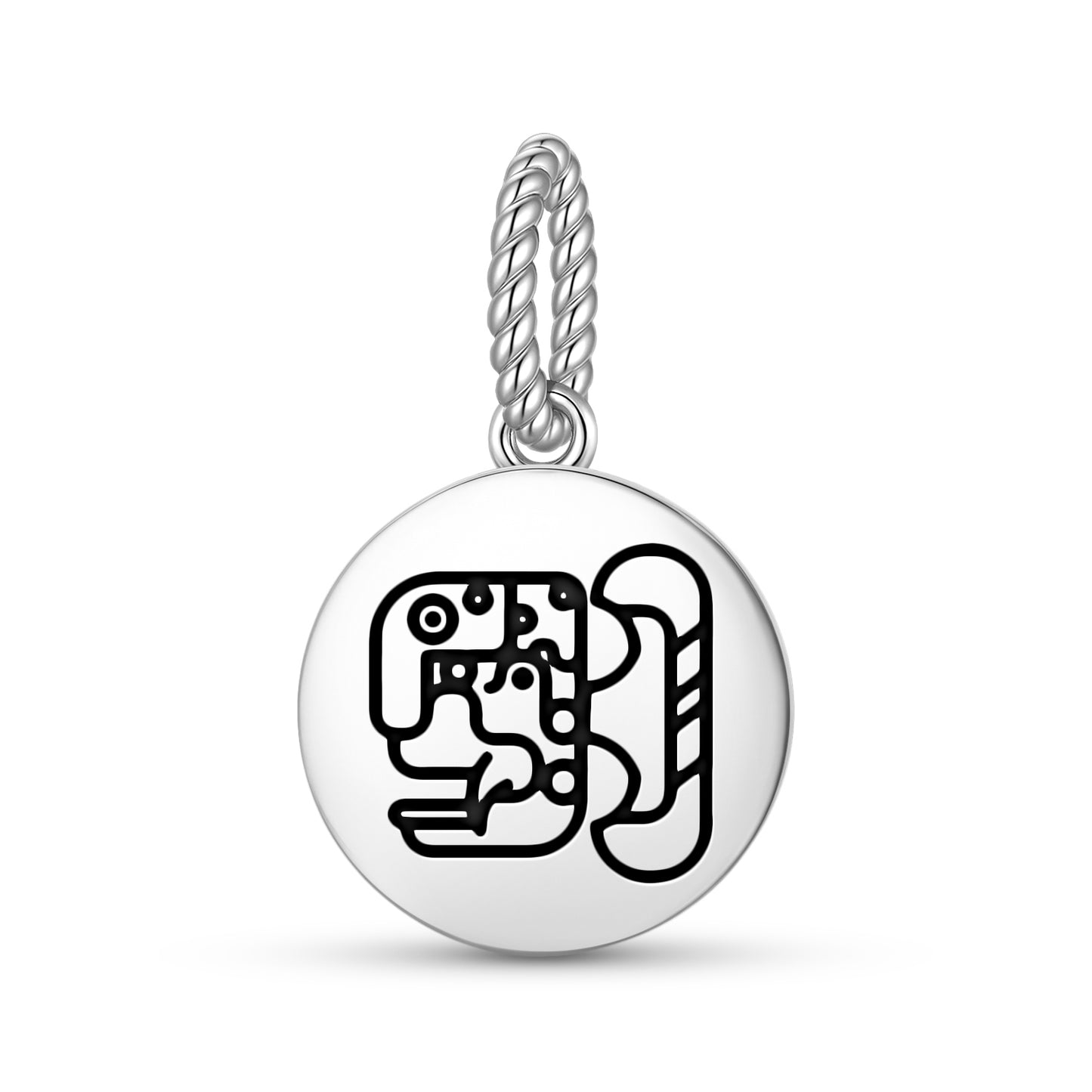 Jaguar house of Xibalba Mayan Symbols Pendant Dangle Charm