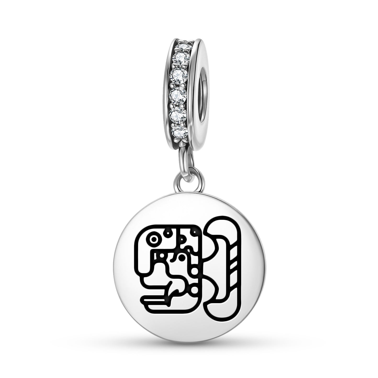 Jaguar house of Xibalba Mayan Symbols Pendant Dangle Charm