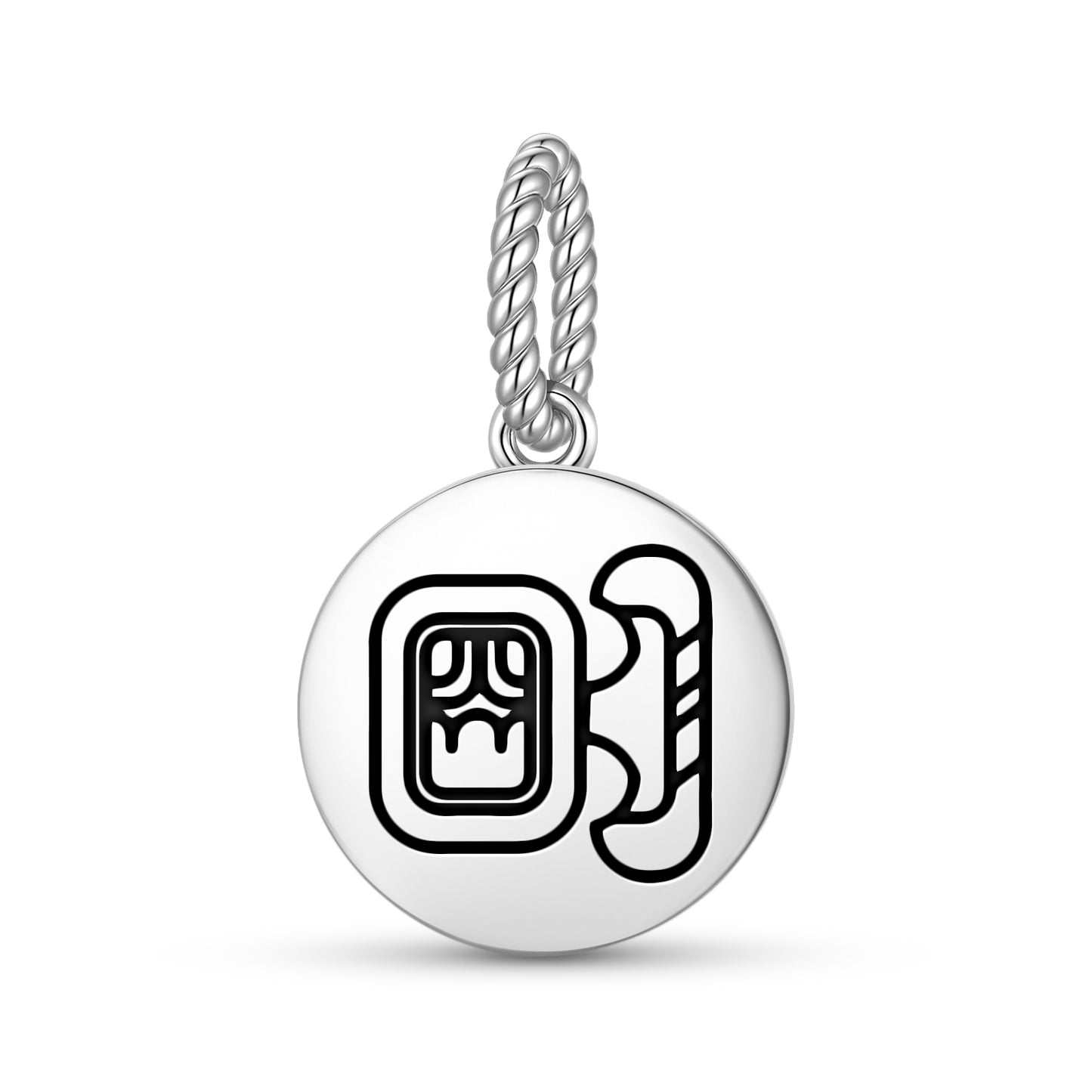 Dark house of Xibalba Mayan Symbols Pendant Dangle Charm