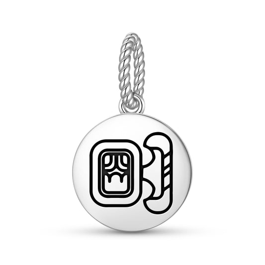 Dark house of Xibalba Mayan Symbols Pendant Dangle Charm