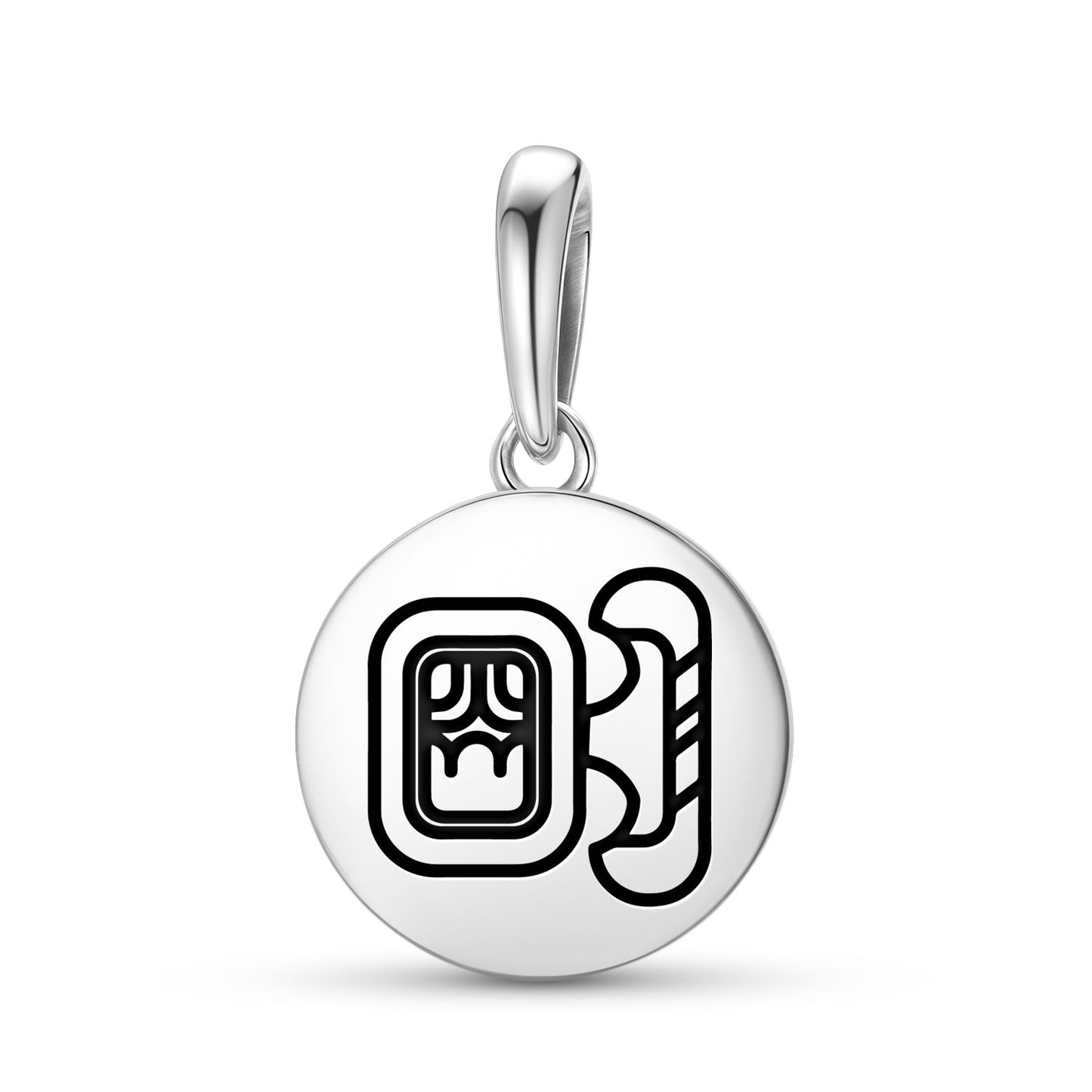 Dark house of Xibalba Mayan Symbols Pendant Dangle Charm