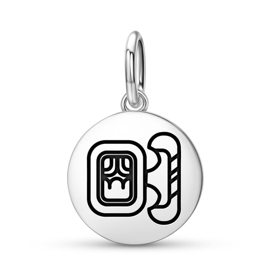 Dark house of Xibalba Mayan Symbols Pendant Dangle Charm