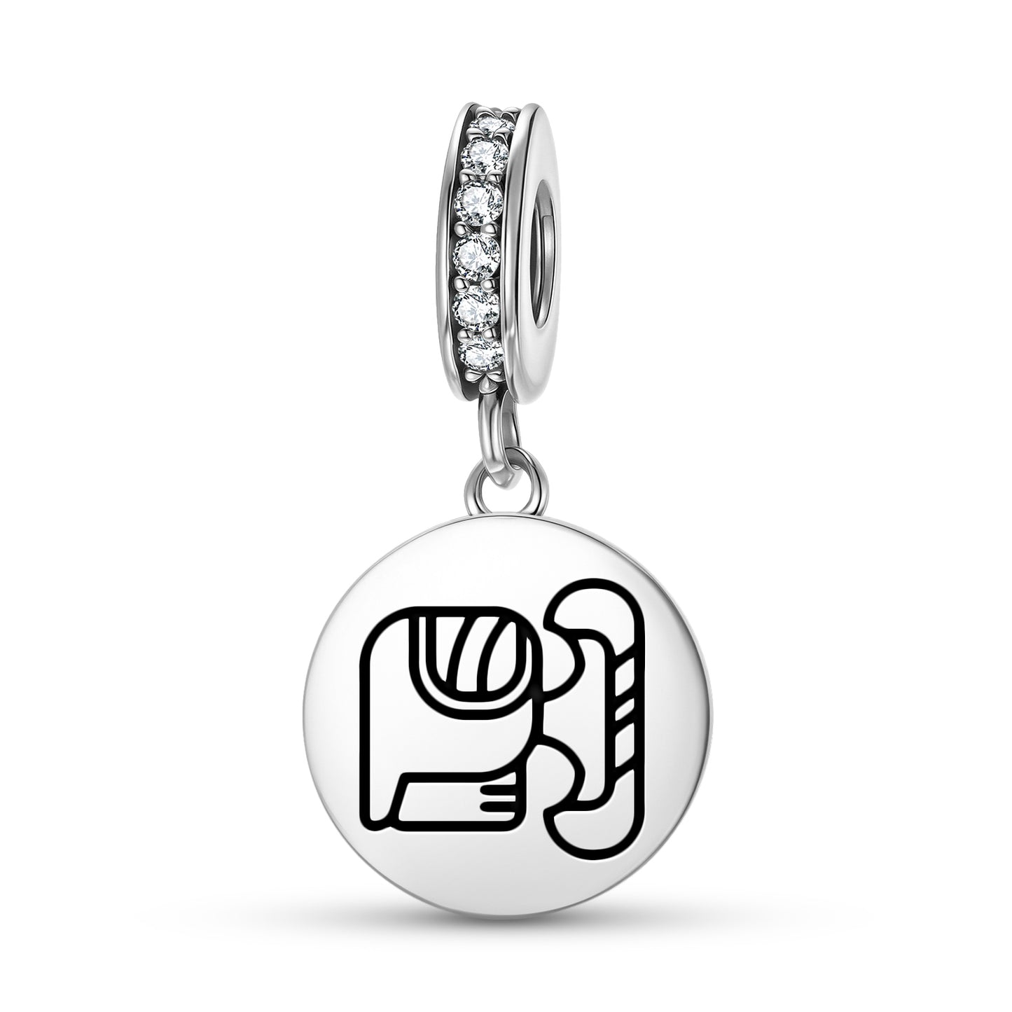 Razor house of Xibalba Mayan Symbols Pendant Dangle Charm