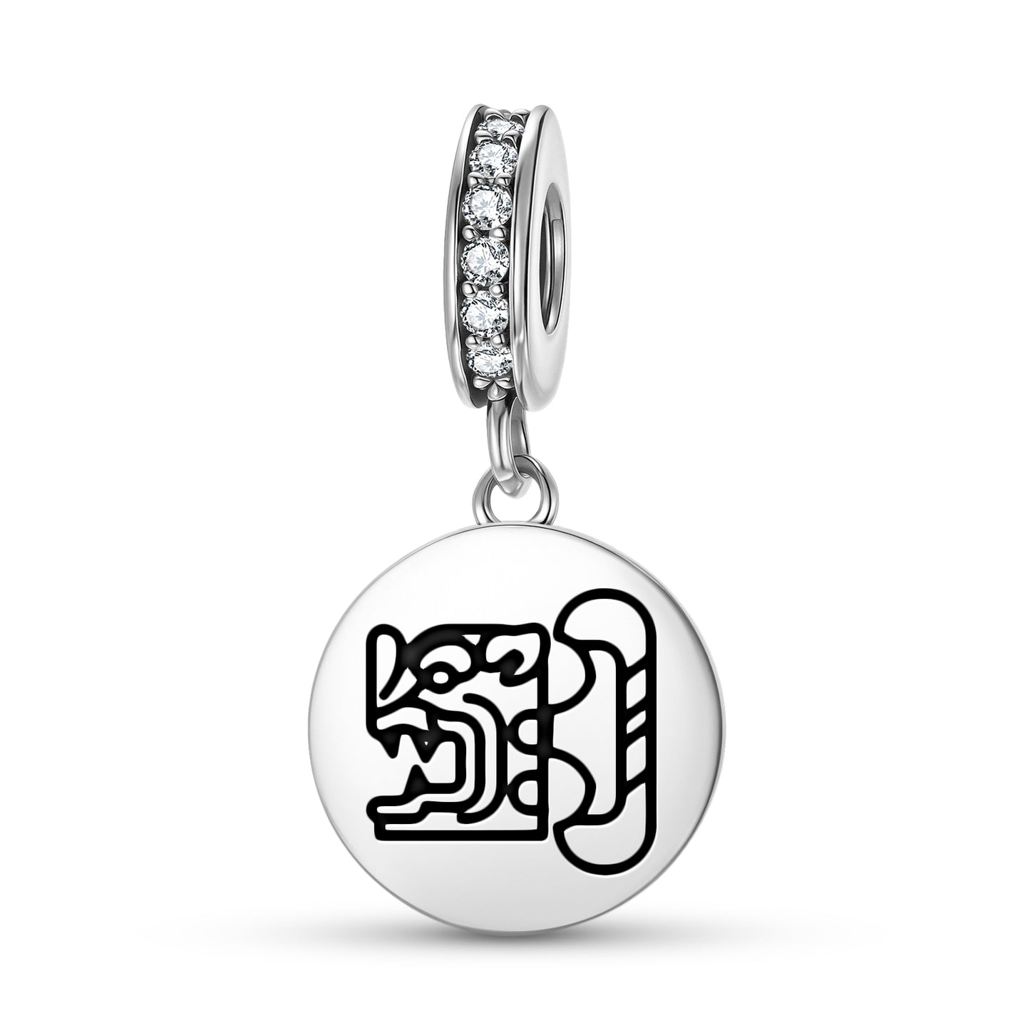 Bat house of Xibalba Mayan Symbols Pendant Dangle Charm