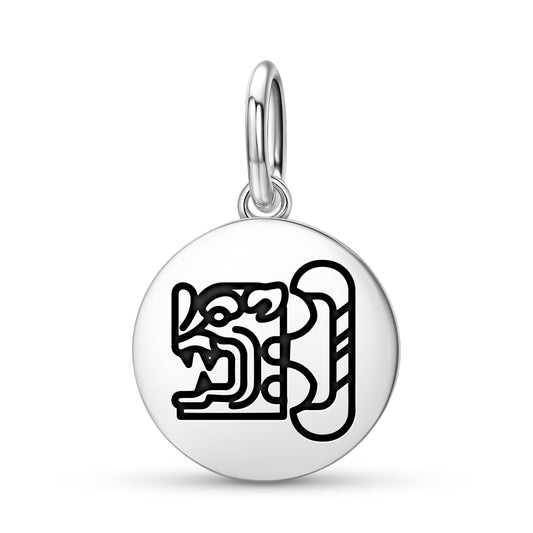 Bat house of Xibalba Mayan Symbols Pendant Dangle Charm