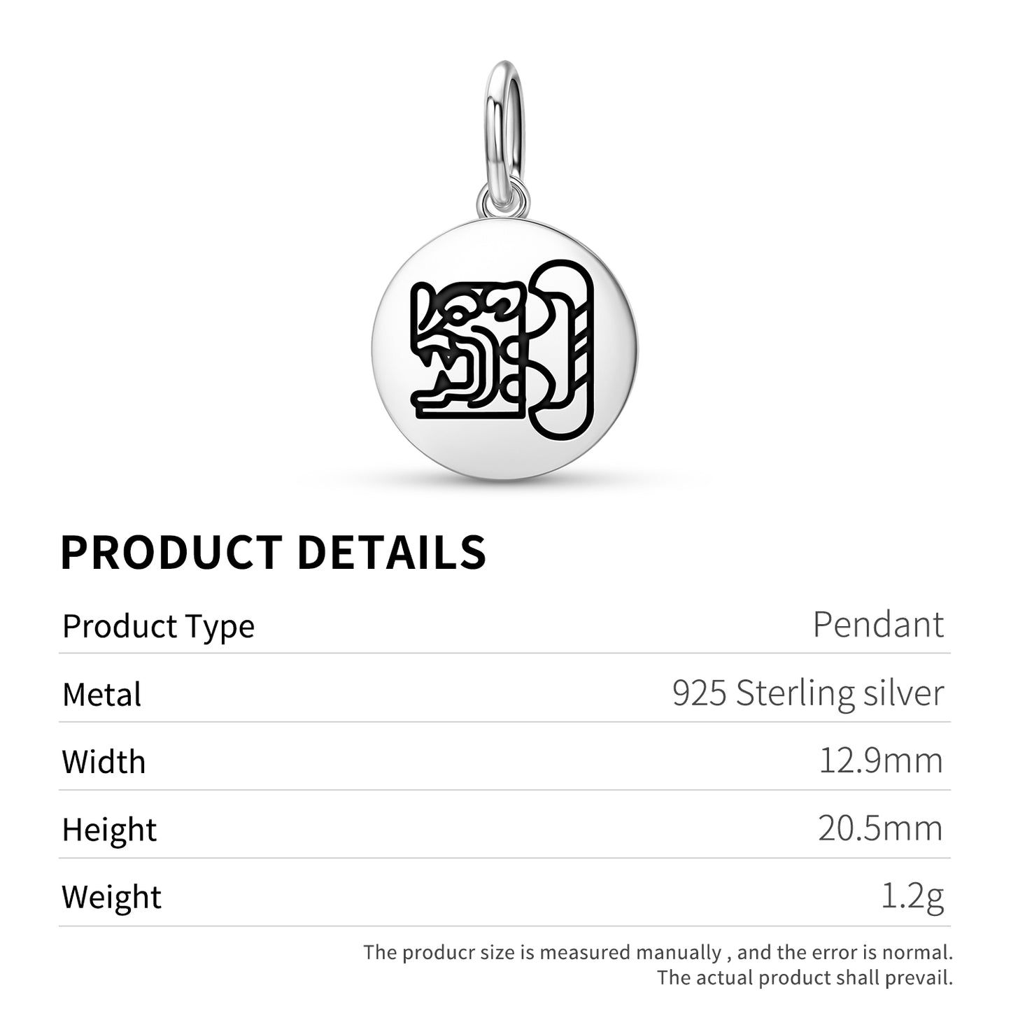 Bat house of Xibalba Mayan Symbols Pendant Dangle Charm