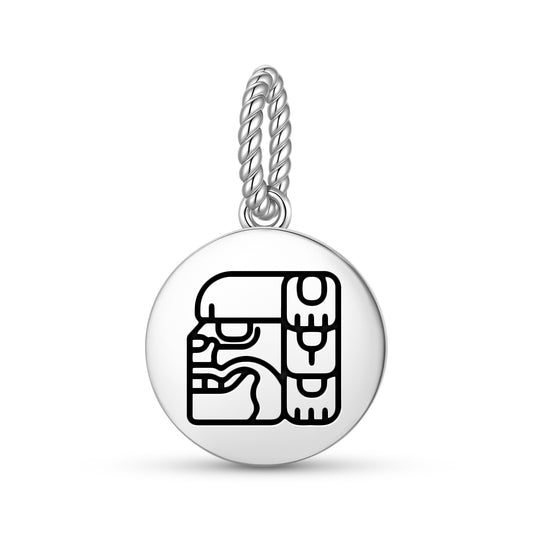 Xibalbá Mayan Symbols Pendant Dangle Charm
