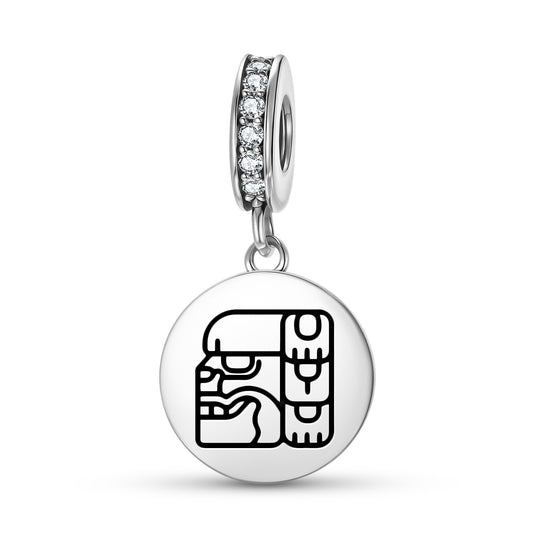 Xibalbá Mayan Symbols Pendant Dangle Charm