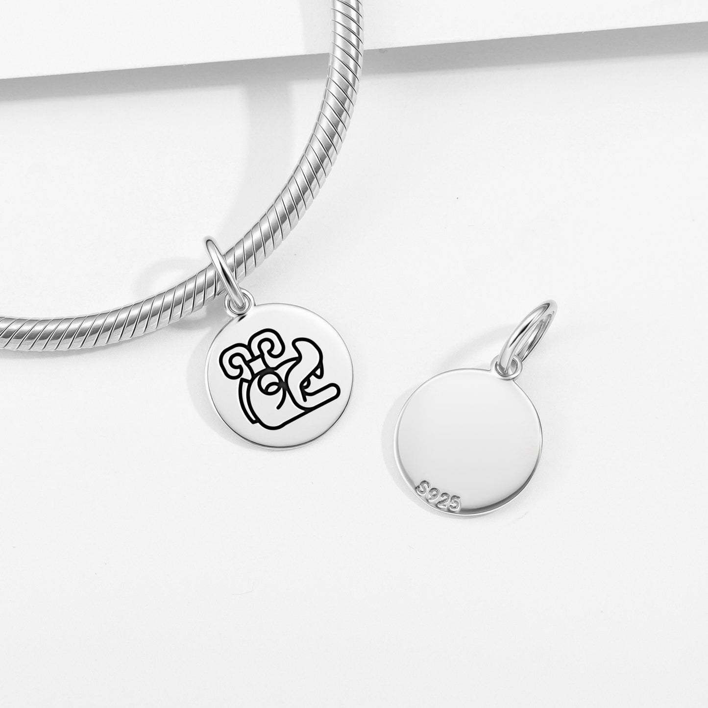 Huracan Mayan Symbols Pendant Dangle Charm