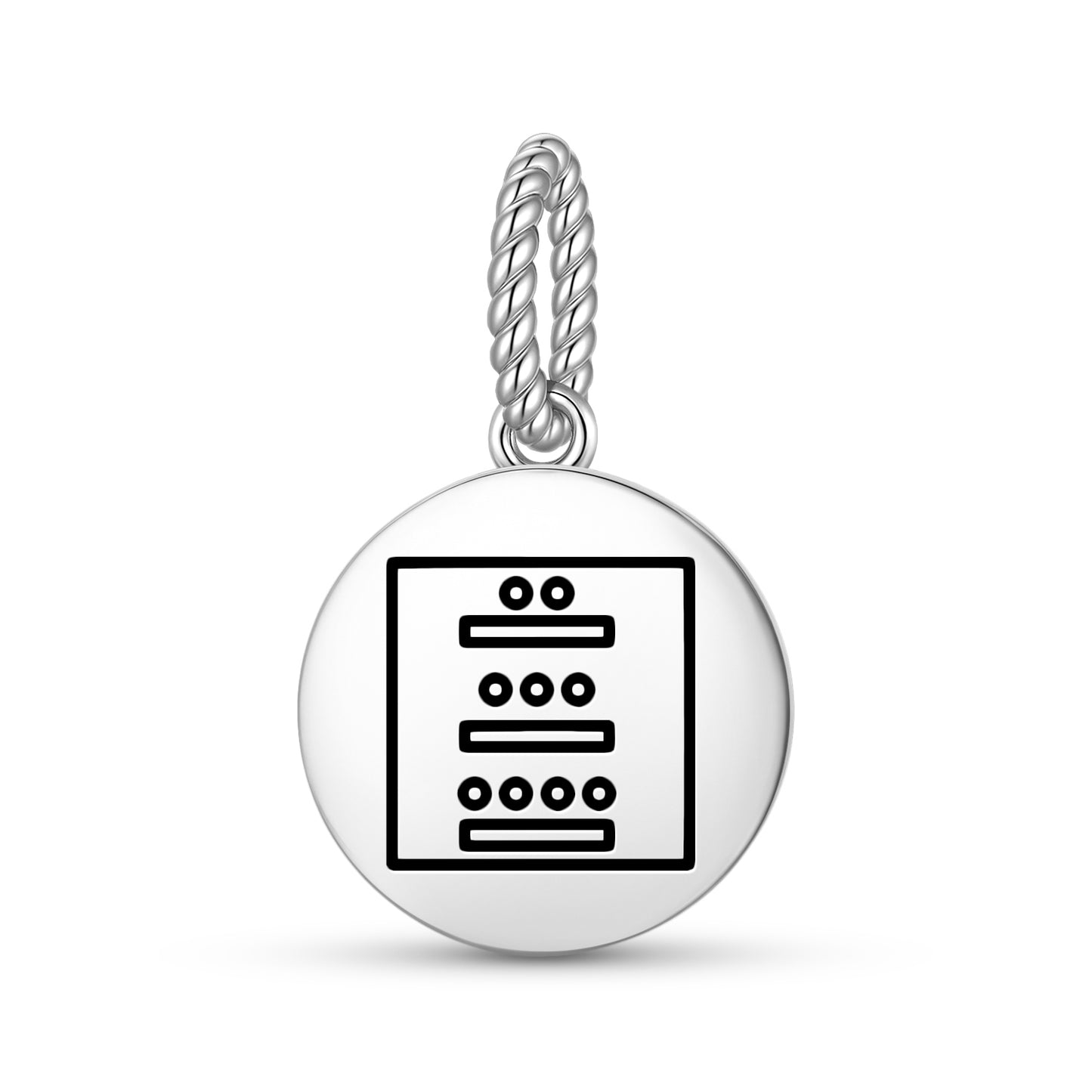 The Mayan Numbers Mayan Symbols Pendant Dangle Charm