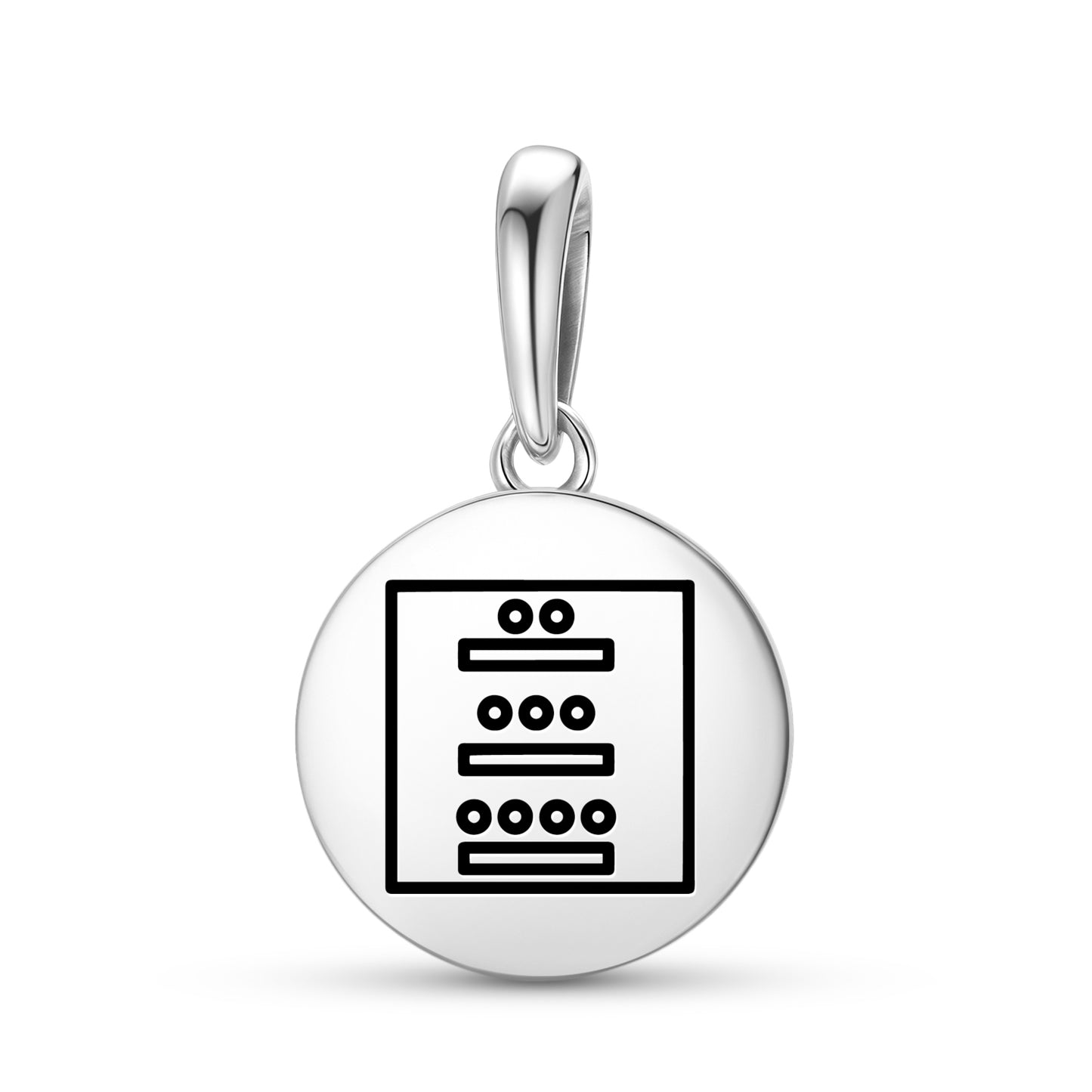 The Mayan Numbers Mayan Symbols Pendant Dangle Charm